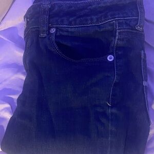 Dark Blue Denim Jeans